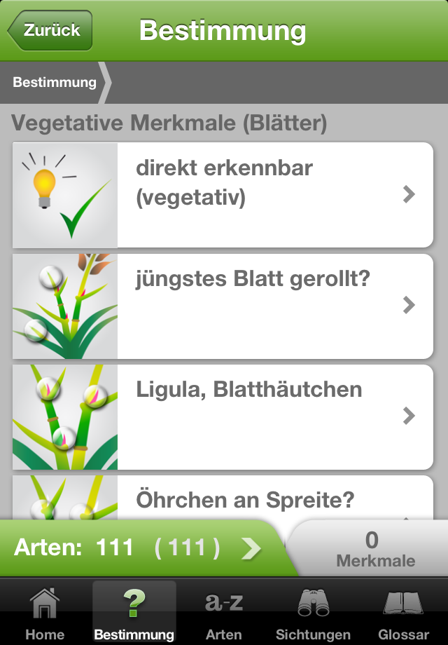 iGräser App iPhone